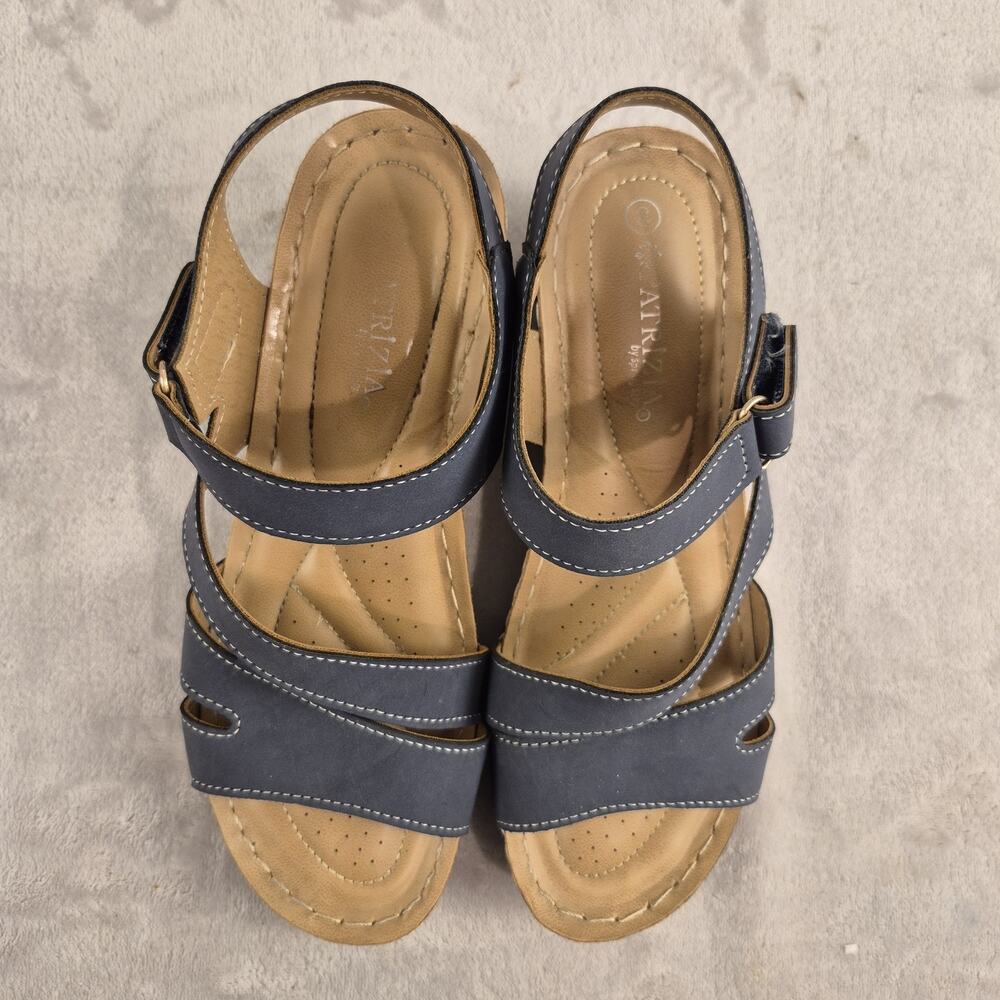 Spring Step Strappy Wedge Sandals - Picture 2 of 8